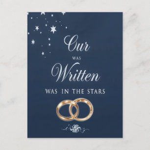 Our Love Was Written in the Stars Postcard