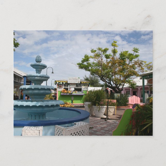 Our Lucaya Water Fountain Postcard (Front)