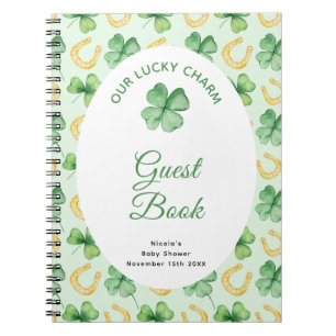 Our Lucky Charm St Patrick Baby Shower Guest Book