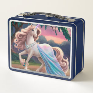  our metal unicorn lunch box