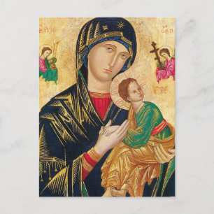 Our Mother  Mother Virgin Mary  of Perpetual Help Postcard