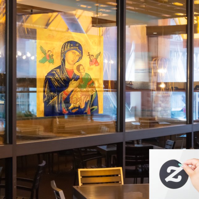 Our Mother of Perpetual Help (Restaurant Window)