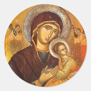 Our Mother of Perpetual Help Classic Round Sticker