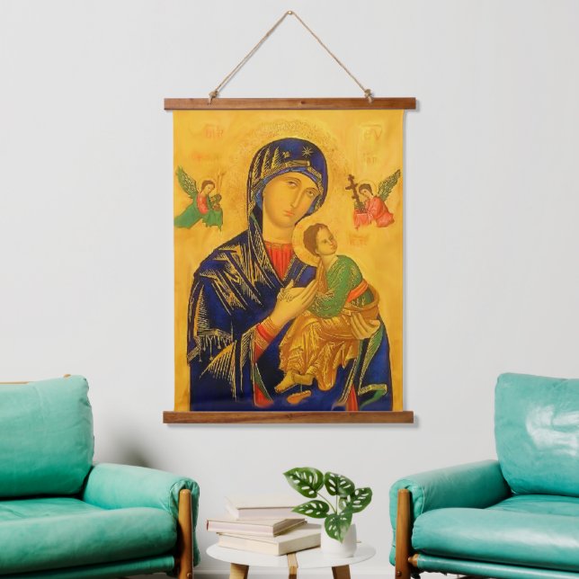 Our Mother of Perpetual Help Hanging Tapestry (Living Room)