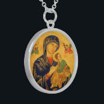 Our Mother of Perpetual Help Sterling Silver Necklace<br><div class="desc">Our Mother of Perpetual Help by Litany Lane</div>