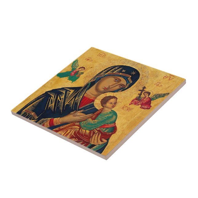 Our Mother of Perpetual Succour Ceramic Tile (Side)