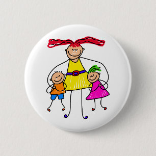 Our Mum 6 Cm Round Badge