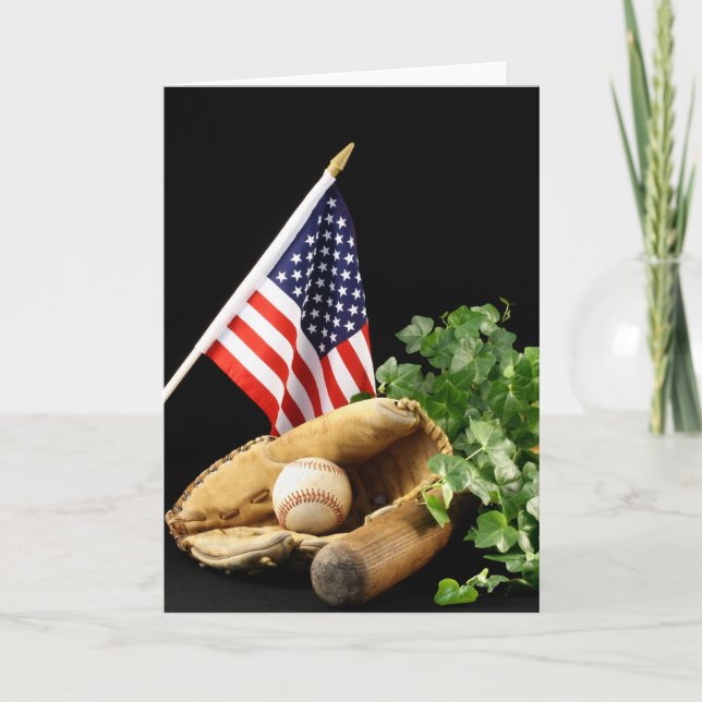 Our National Pastime Card (Front)