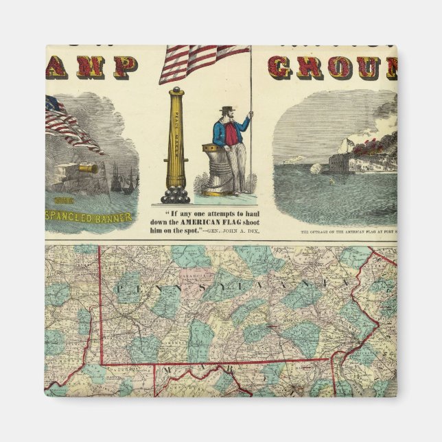 Our Nation's Camp Ground Magnet (Front)