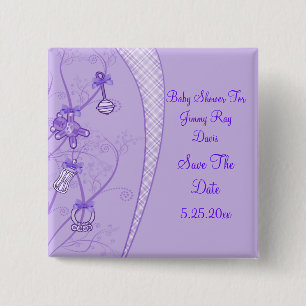 Our New Addition In Purple Hues 15 Cm Square Badge