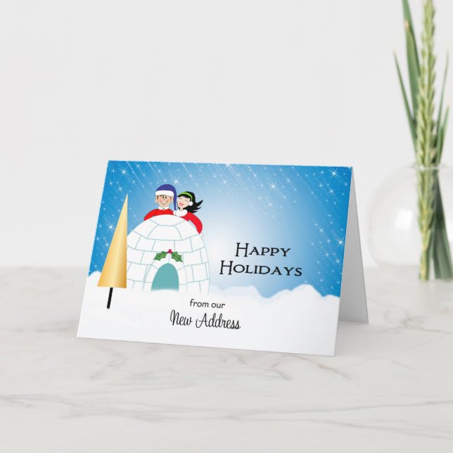 Our New Address Christmas Card (Front)