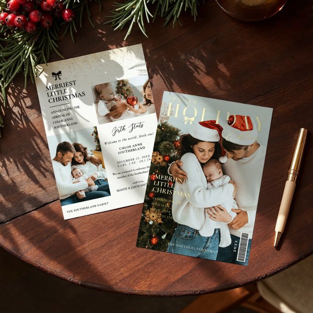 Our New Holiday Edition Baby Birth Announcement (Our New Holiday Edition Baby Birth Announcement)