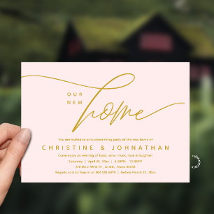 Our New Home, Cosy Lovely Housewarming Party Invitation