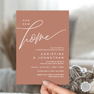 Our New Home, Cosy Lovely Housewarming Party Invitation