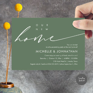 Our New Home, Housewarming Party Celebration Invitation