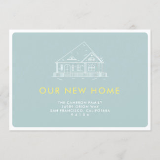Our New Home Moving Announcemet Invitation