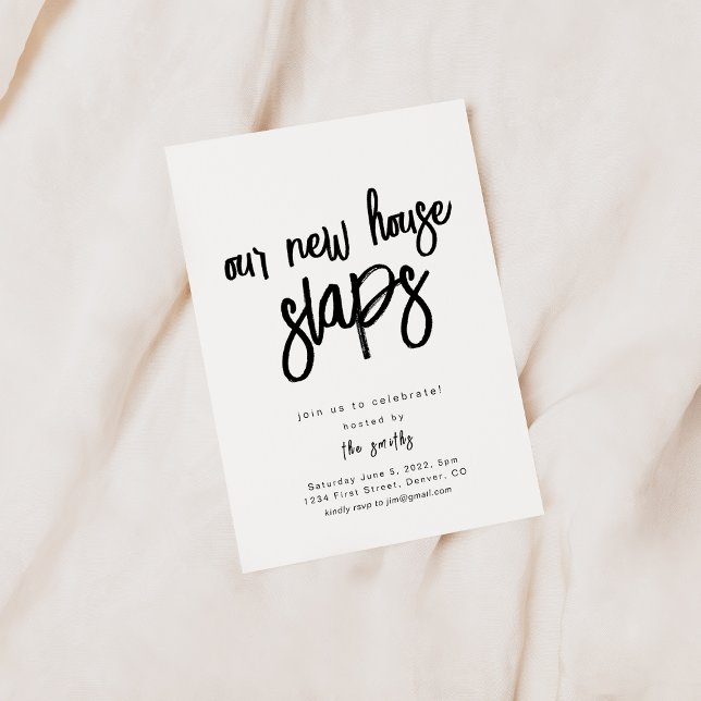 Our New House Slaps Invitation (Creator Uploaded)