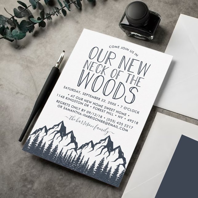 Our New Neck Of The Woods | Housewarming Party Invitation (Creator Uploaded)