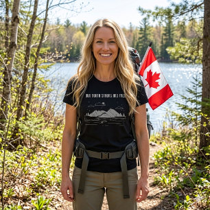 Our North Strong And Free. T-Shirt