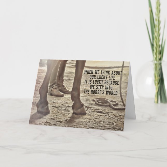OUR PARTNERSHIP Greeting Card (Front)