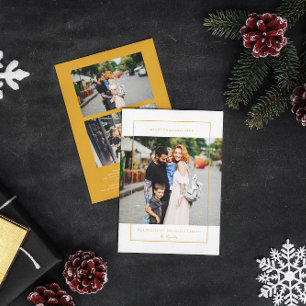 Our Perfectly Imperfect Family   3 Photo Christmas Holiday Card
