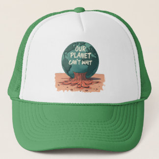 Our Planet Can’t Wait – Climate Action Trucker Hat