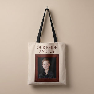 Our Pride And Joy Personalised Child Photo Tote Bag