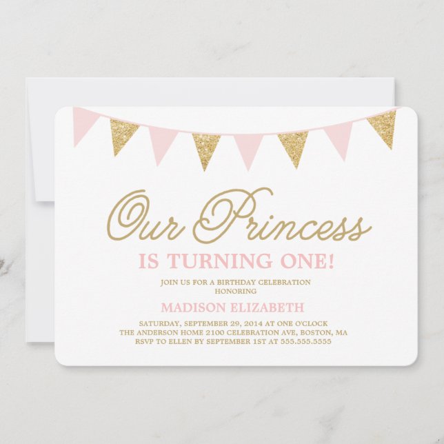 Our Princess | Birthday Invitation (Front)