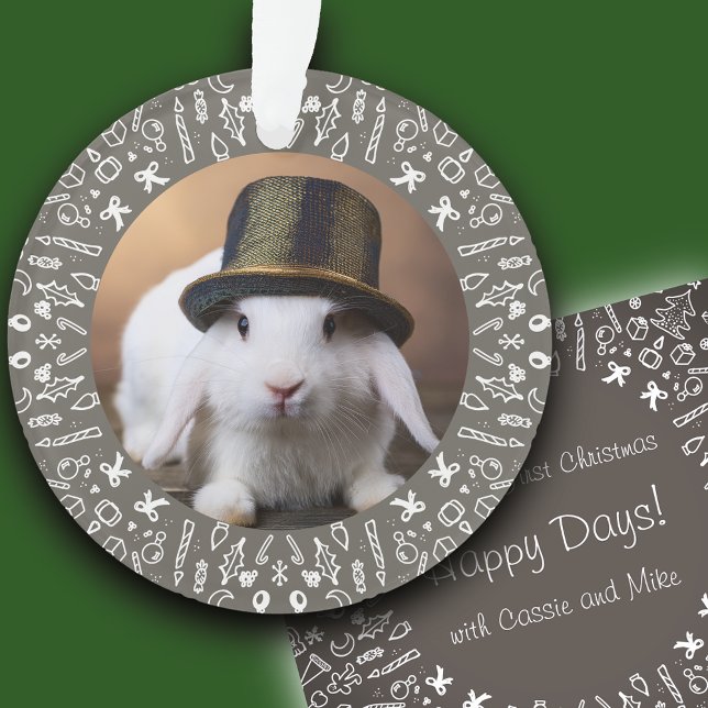 Our Rabbit's First Christmas  Ornament (Creator Uploaded)