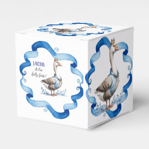 Our Silly Goose Is Turning One Birthday Guestbook Favour Box