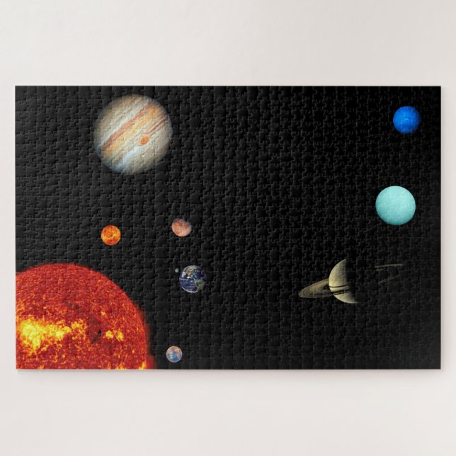 Our solar system jigsaw puzzle (Horizontal)