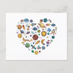Our Solar System planet, Science Education Space k Enclosure Card