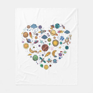 Our Solar System planet, Science Education Space k Fleece Blanket