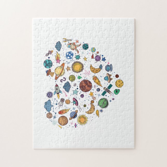 Our Solar System planet, Science Education Space k Jigsaw Puzzle (Vertical)