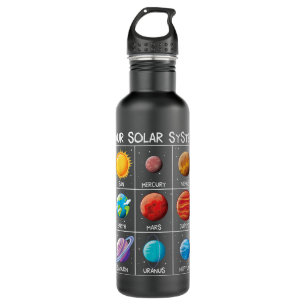 Our Solar System Planets Space boys girls science 710 Ml Water Bottle