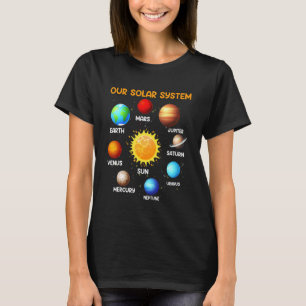 Our Solar System Science Astronomy Physics T-Shirt