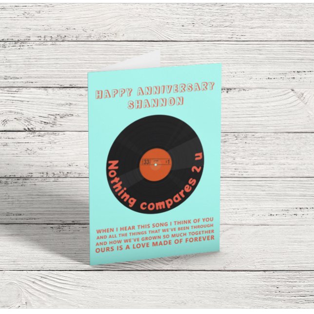 “Our Song” anniversary card (Creator Uploaded)