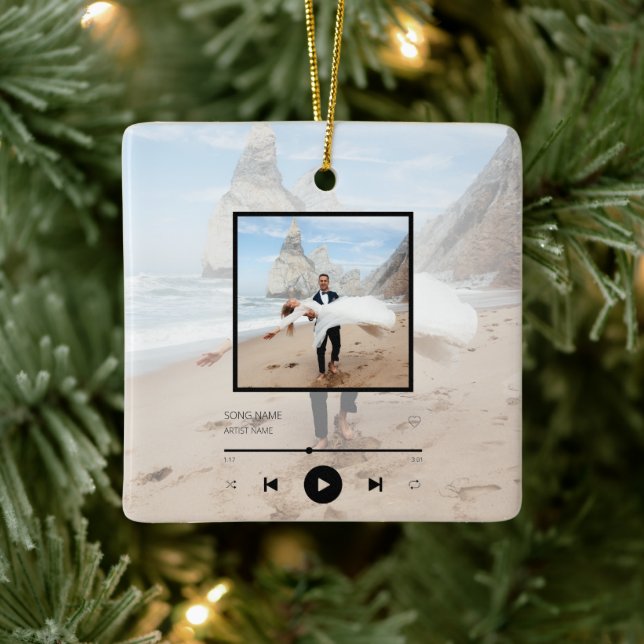Our Song Custom Song Christmas Ornament (Tree)