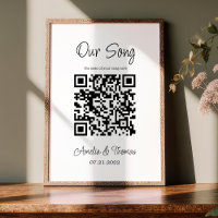 Our Song QR Code | Personalized Keepsake