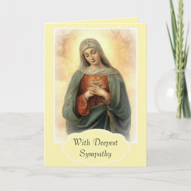 Our Sorrowful Mother Mary Card (Front)