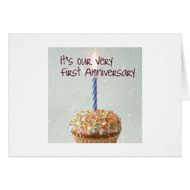 OUR SPECIAL DAY CELEBRATING "ONE YEAR" TOGETHER (Front Horizontal)