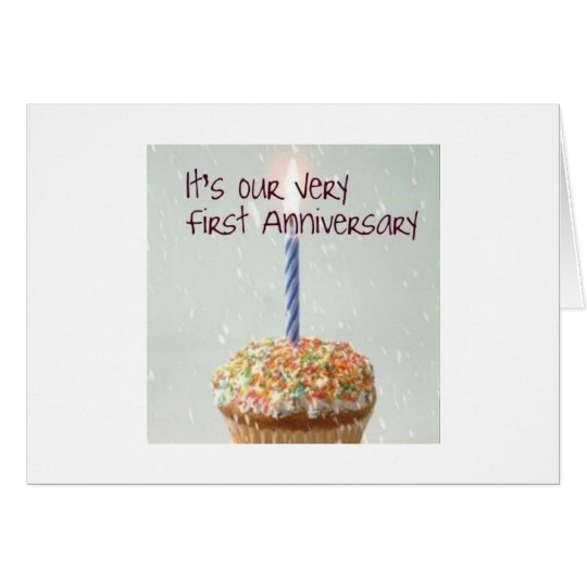 OUR SPECIAL DAY CELEBRATING "ONE YEAR" TOGETHER CARD