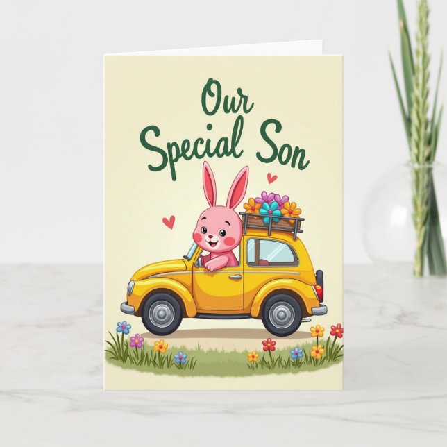 Our Special Son Greeting Card (Front)
