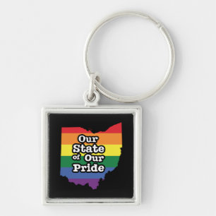 Our State of Our Pride Ohio Key Ring