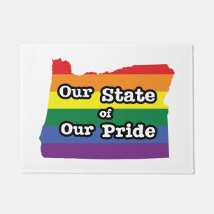 Our State of Our Pride   Oregon Doormat