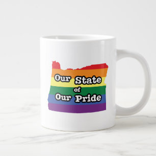 Our State of Our Pride Oregon Large Coffee Mug