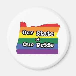 Our State of Our Pride   Oregon Magnet