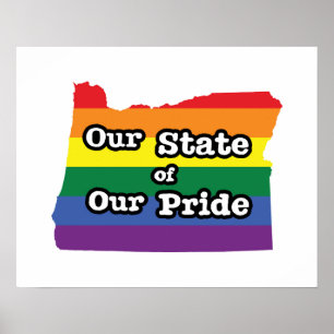 Our State of Our Pride Oregon Poster