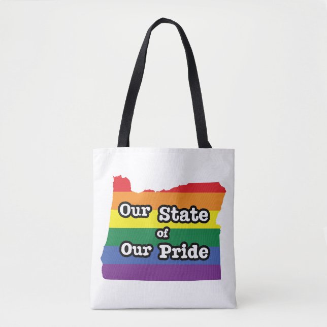 Our State of Our Pride | Oregon Tote Bag (Front)
