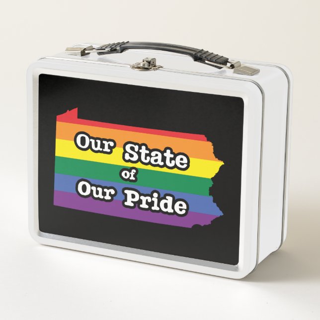 Our State of Our Pride | Pennsylvania Metal Lunch Box (Front)
